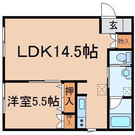 サンビレッジ安田の物件間取画像